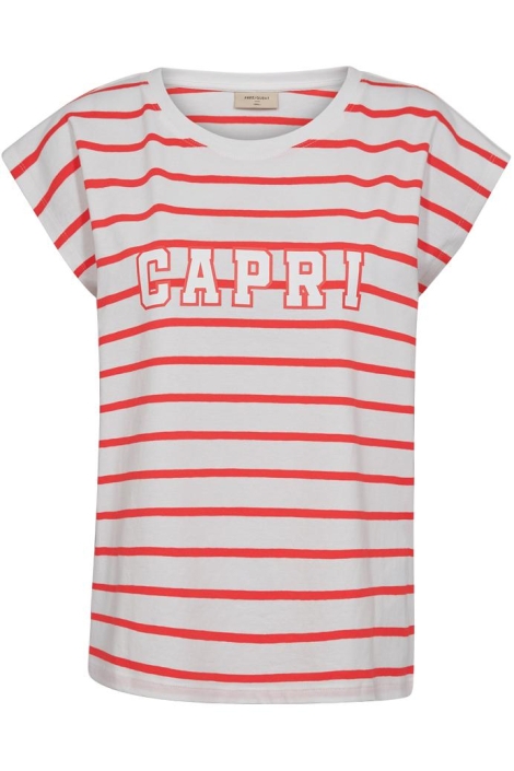 Freequent striped t-shirt with print